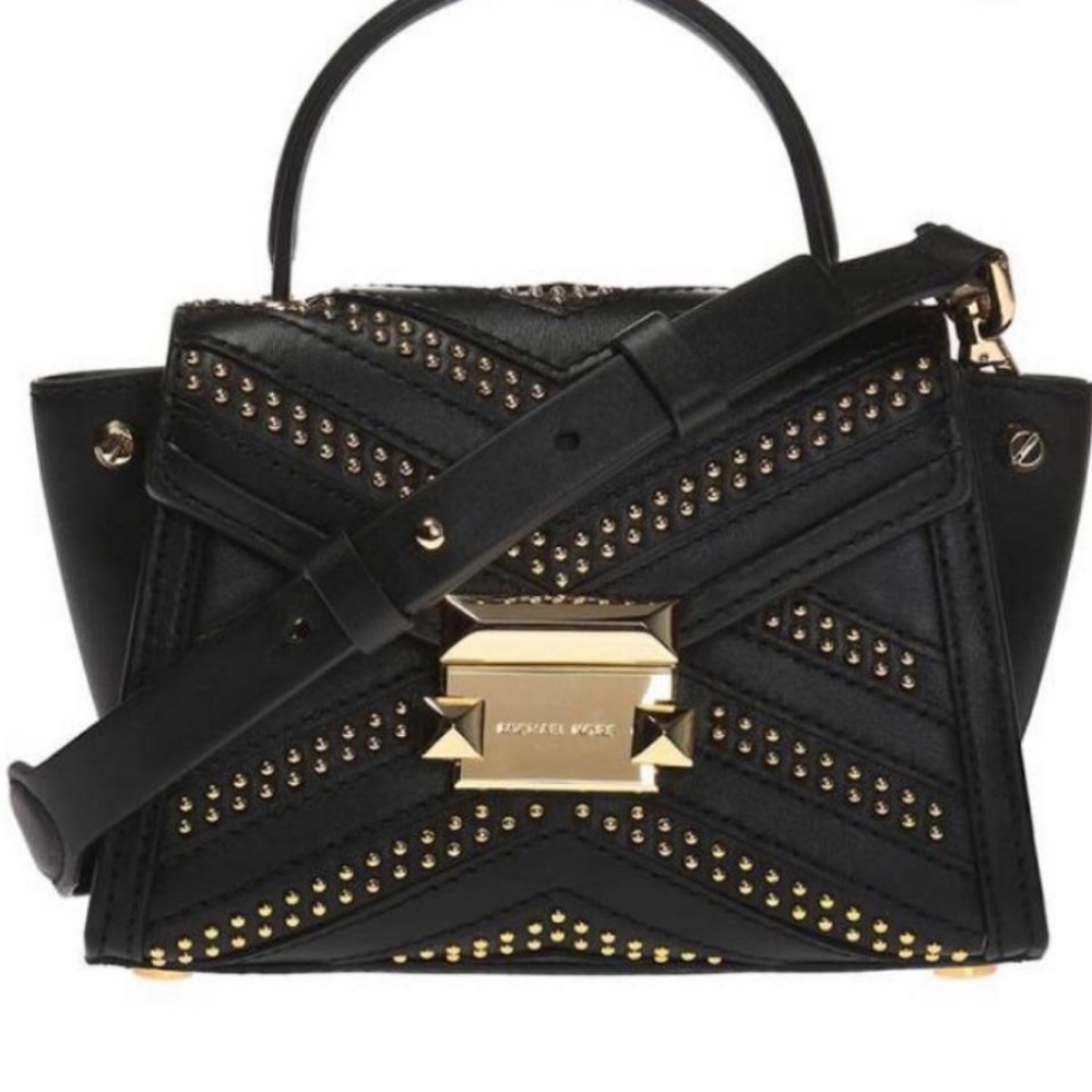 Michael Kors Whitney Studded Top Handle Satchel - Picture 4 of 8